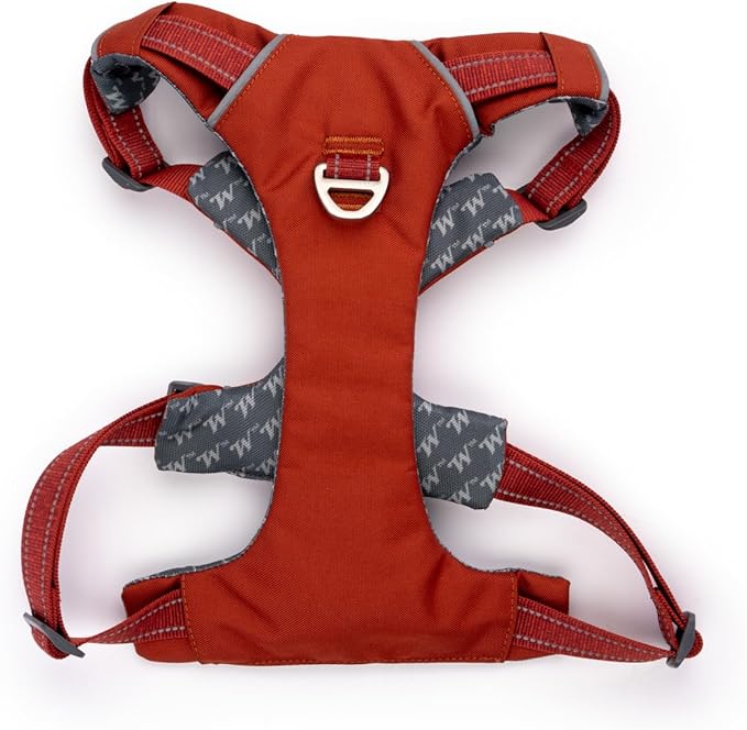Winchester Pet No-Pull Adjustable Soft Padded Dog Vest Harness with Reflective Stitching, Ketchup, Medium
