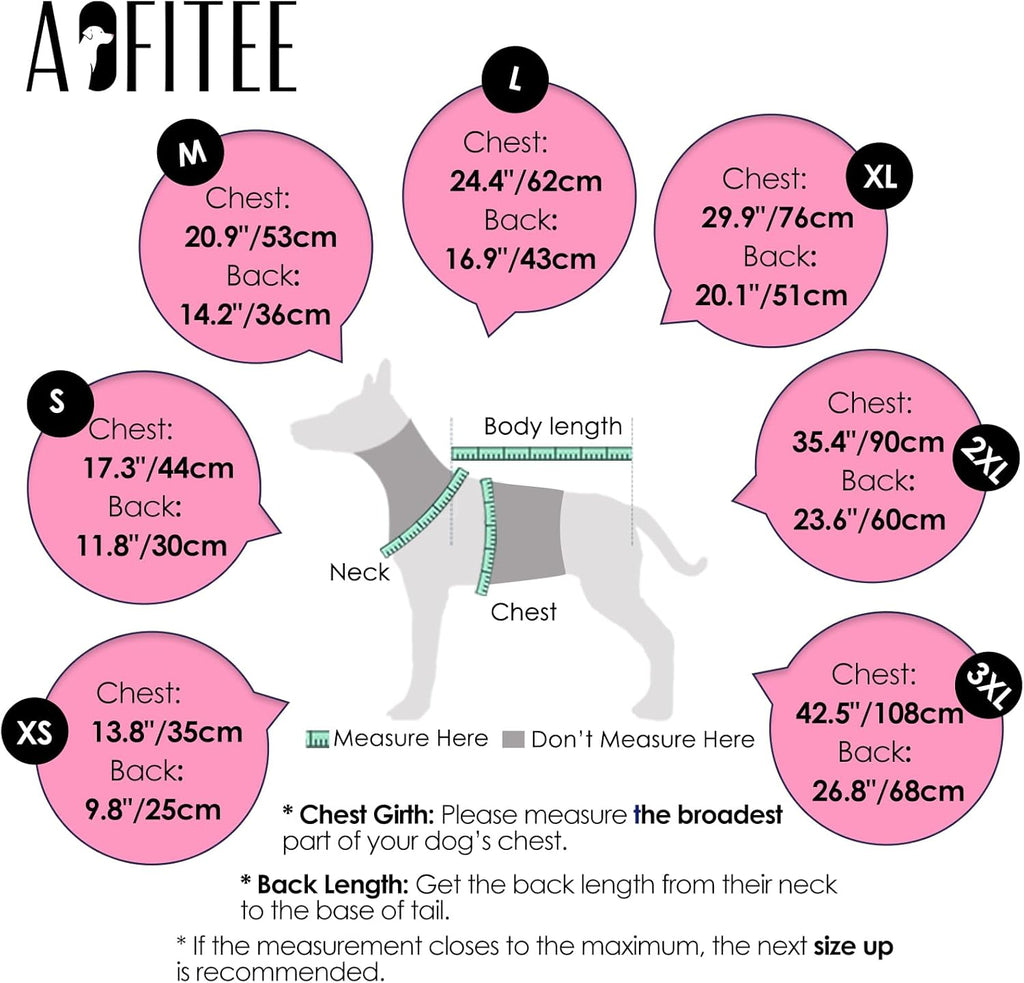 AOFITEE Dog Coat, Waterproof Dog Jacket Winter, Dogs Coat with Harness Built in, Warm Dogs Puffer Jacket with Zipper, Reflective Pet Snowsuit Sweater for Dachshund, French Bulldog, Boston Terrier, M