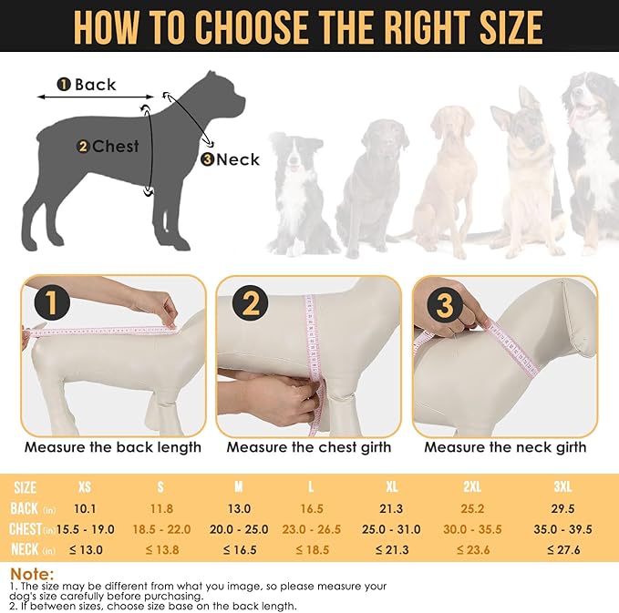 SlowTon Dog Raincoat, Adjustable Dog Rain Jacket Clear Hooded Double Layer, Waterproof Poncho with Reflective Strip Straps and Storage Pocket for Small Medium Large Dogs Puppies(DK XS)