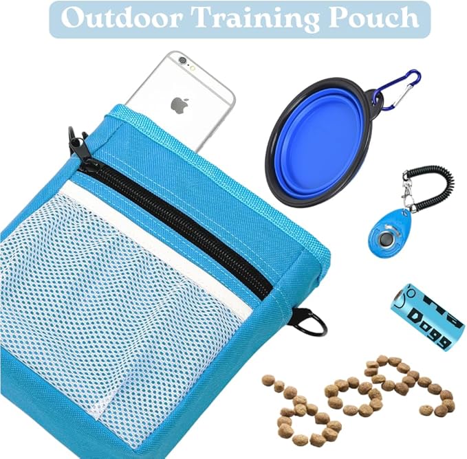 PupLuxe Puppy Starter Kit Blue 22 Piece Kit Great for Dog Training New Dog Bundle