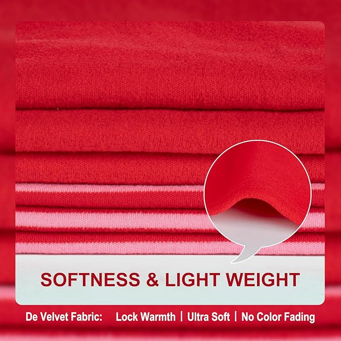 KYEESE 2Pack Dog Sweater Warm Lightweight Dogs Clothes Stretchy Dog Outfit for Small Dogs Boy Girl Soft Pets Fleece Sweater Turtleneck Pet Coat Comfy Sleeveless Doggie Sweatshi Red,XL