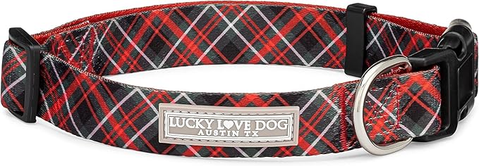 Lucky Love Dog - Adjustable Dog Collar with Easy Click Buckle for Small to Large Ones, Durable, & Comfortable for Male & Female Dogs, Pet Collar for Puppies & Adult Dogs - Heywood, X-Large