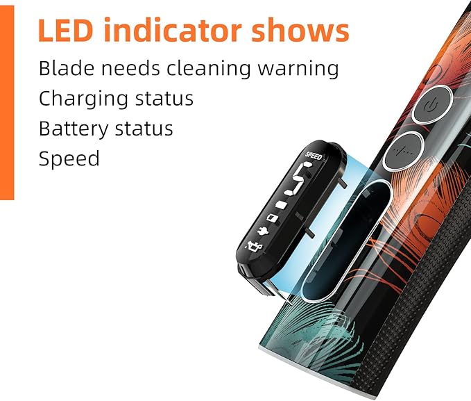 shernbao Professional Animal Grooming Clipper for Thick Heavy Coats, 5-Speed Low Noise Powerful Corded/Cordless 5-in-1 Blade for Small & Large Pet, Dog, Cat, Horse