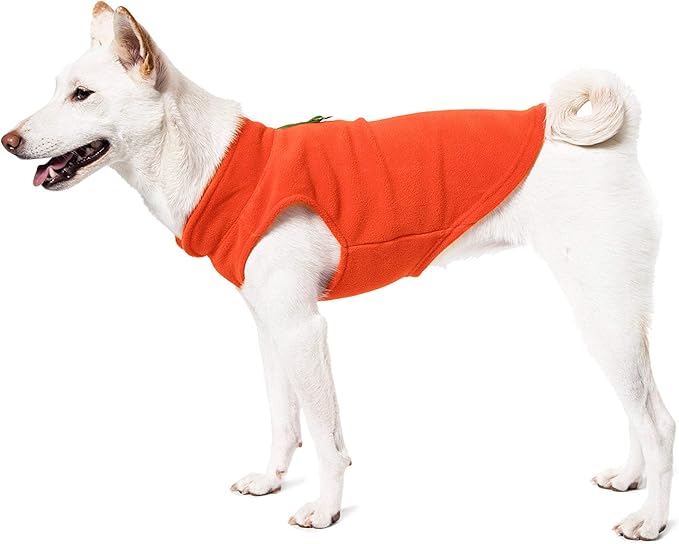 Gooby Fleece Vest Dog Sweater - Navy, X-Small - Warm Pullover Fleece Dog Jacket with O-Ring Leash for Small to Medium Dogs