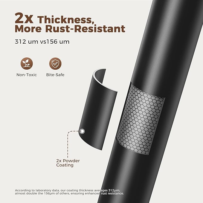 48"/38" Dog Crates for Large Dogs, Upgraded 4 Lockable Wheels, Removable Door, Dog Kennel Indoor, Max Load 300Lbs, Easy to Clean, Removable Tray, XL Dog Cage for Large and Medium Dogs