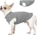 Dog Sweater Fleece - Grey, XS - Stretchable Sleeveless Vest | Warm Lightweight Sweatershirt, Pullover Design for Puppy,Chihuahua Clothes,Fall/Winter Outdoor