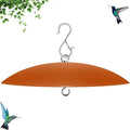 13" Hummingbird Feeder Shade Cover,Bird Feeders Dome Rain Cover,Squirrel Baffle for Shepherd's Hook Outdoors (Terracotta), 1 Pack