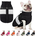 AOFITEE Dog Coat, Warm Dog Jacket with Harness Built in, Waterproof Coats for Small Dogs, Dogs Winter Coat Puffer Jacket with Zipper & Fleece Collar, Pet Snowsuit Sweater for Chihuahua Yorkshire, XS
