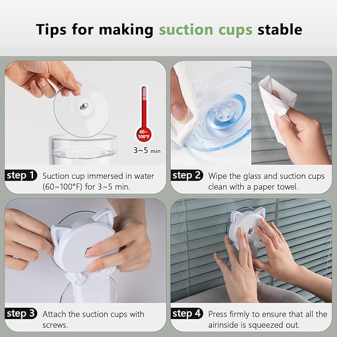 Cat Window Perch Cordless, Foldable & Stable Cat Beds- Breathable Cat Window Hammock for Overlooking, Sunbathing and Climbing - Maximum Hold Up to 40lb