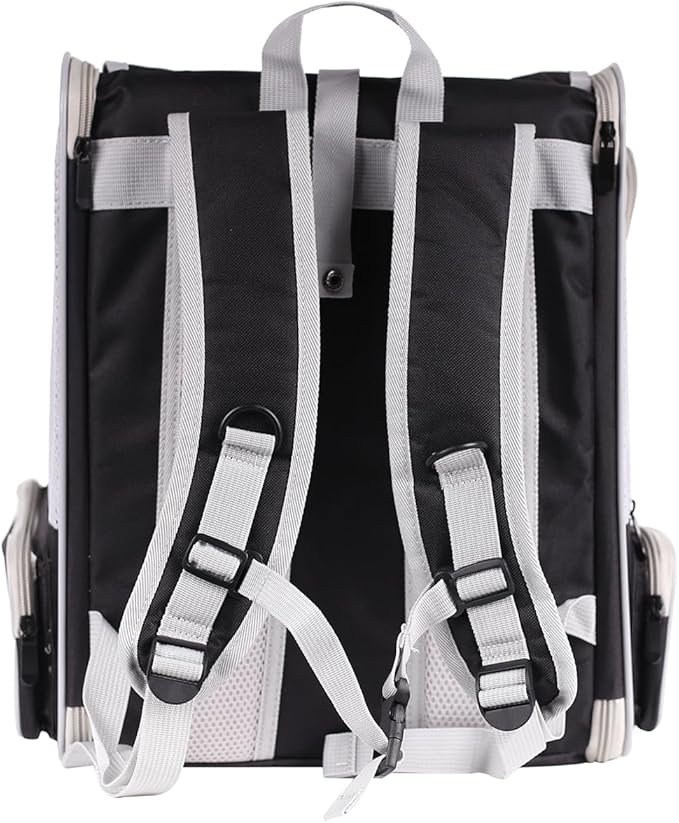 Bird Backpack Carrier with Stand Perch, Bird Travel Backpack for Hiking, Airline Approved Green Bird Backpack