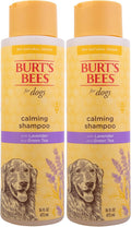 Burt's Bees for Pets Calming Dog Shampoo with Lavender and Green Tea, 2 Pack, 95% Natural Origin Formulas, Calming Lavender Dog Shampoo - Gentle Dog Shampoo, Best Dog Shampoo, Lavender, 2pk, 16 oz