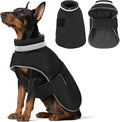 Dog Winter Coat Warm Padded Puppy Jacket Windproof Water Resistant Clothes for Small Medium Large Pets Christmas Sweater Outfit Vest(Black, M)