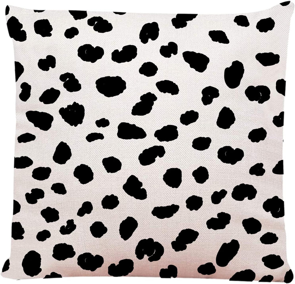 Decorative Square Throw Pillow Covers Polka Dot Couch Sofa Bed Pillow Covers Cushion Cases 18x18 inch