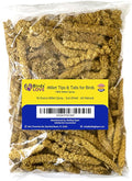 Birds LOVE Millet Tips & Tails for Birds - Parakeets, Cockatiels, Lovebirds, Finches, Budgies, Canaries, Cockatoos - Natural & Healthy Millet for Birds - Parakeet Food & Treats for All Parrots, 1lb