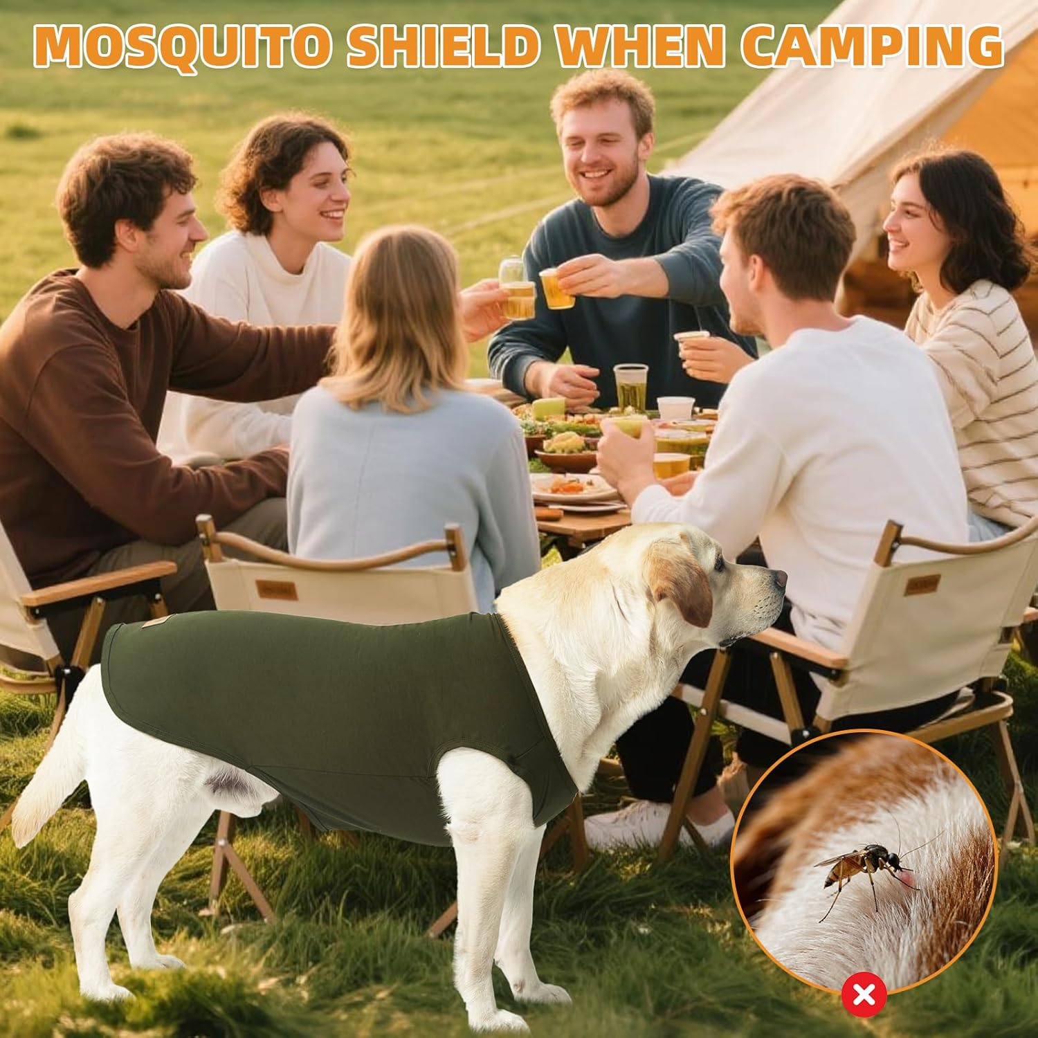 KOOLTAIL Dog Clothes for Large Dogs, 2 Pack Cotton Fall/Winter Warm Dog T Shirts Coats for Outdoor, UV & Insect Protection Anti-Hair Loss & Lightweight Pet Vest Tank Tops Apparel,Green&Light Green,2xL