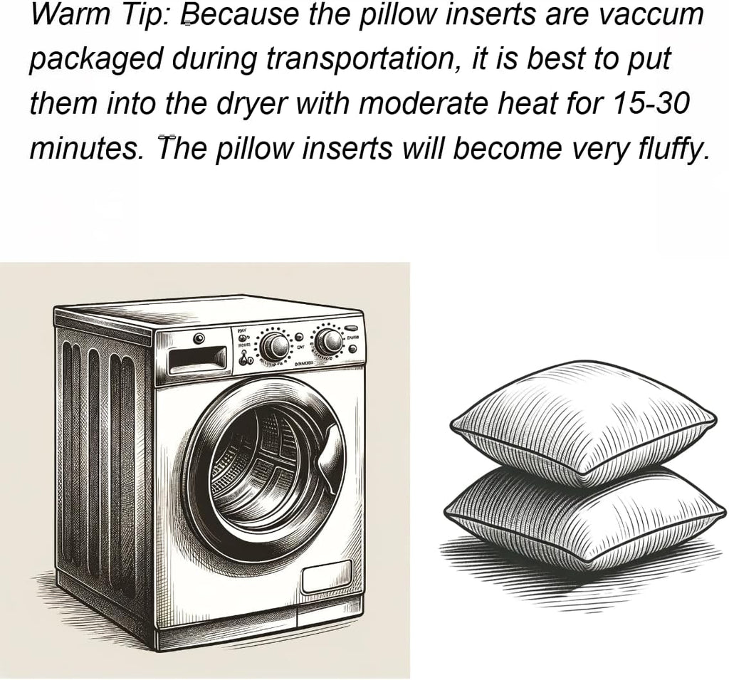 18 x 18 inches Pillow Inserts, Set of 4 Hypoallergenic Brushed Microfiber Liner Down Alternative Filled Square Cushion Throw Pillow