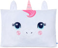 Saint Eve Kids Pillow Pals Fuzzy Pillow Case, Cute Animal Friends Soft Pillow Cover for Kids Beds and Nap Time - Pinky The Unicorn