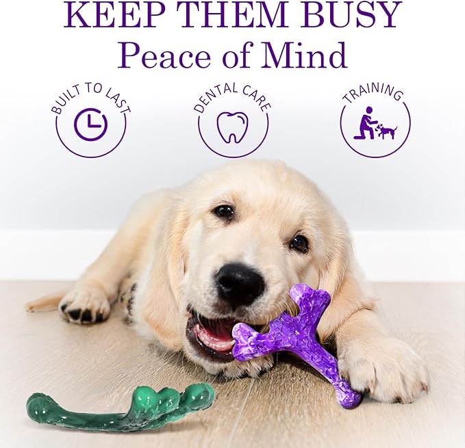 Aggressive Chewers Dog Chew Toys - 2 Pack Tough Dog Toys for Aggressive Chewers Large Breed, Indestructible Dogs Toy for Gift, Interactive to Keep Them Busy