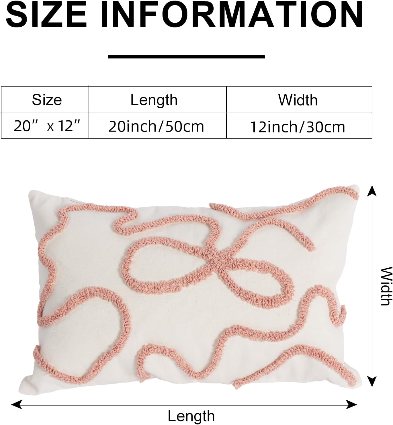 Pink Coquette Bow Throw Pillow Cover 12x 20, Boho Tufted Neutral Linen Pillow Cases Girls Bedroom Decor for Outdoor Couch Bedroom Car, Mauve