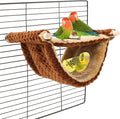 BWOGUE Winter Warm Bird Nest Bed Hanging Hammock Snuggle Hut Parrot House Tent Toy Bird Cage Perch for Parakeet Budgies Cockatiels Lovebird Cockatoo Finch Hamster Chinchilla Guinea Pig