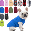 BEAUTYZOO Dog Fleece Vest Sweater Winter Jacket for Small and Medium Dogs with D-Ring Leash Cold Weather Coat Hoodie for XS S M Dogs Boy or Girls