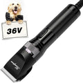 Dog Grooming Clippers, Upgraded 36V Heavy Duty Pet Clippers, Professional Dog & Cat Shaver for Thick Coat, Corded Pet Hair Trimmer with Guard Combs & Brush