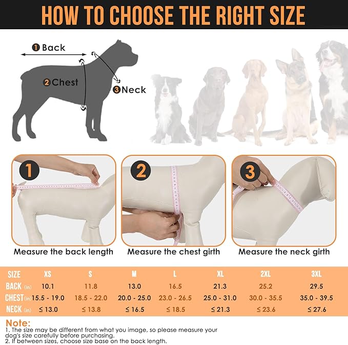 SlowTon Dog Raincoat, Adjustable Dog Rain Jacket Clear Hooded Double Layer, Waterproof Poncho with Reflective Strip Straps and Storage Pocket for Small Medium Large Dogs Puppies(OR XS)