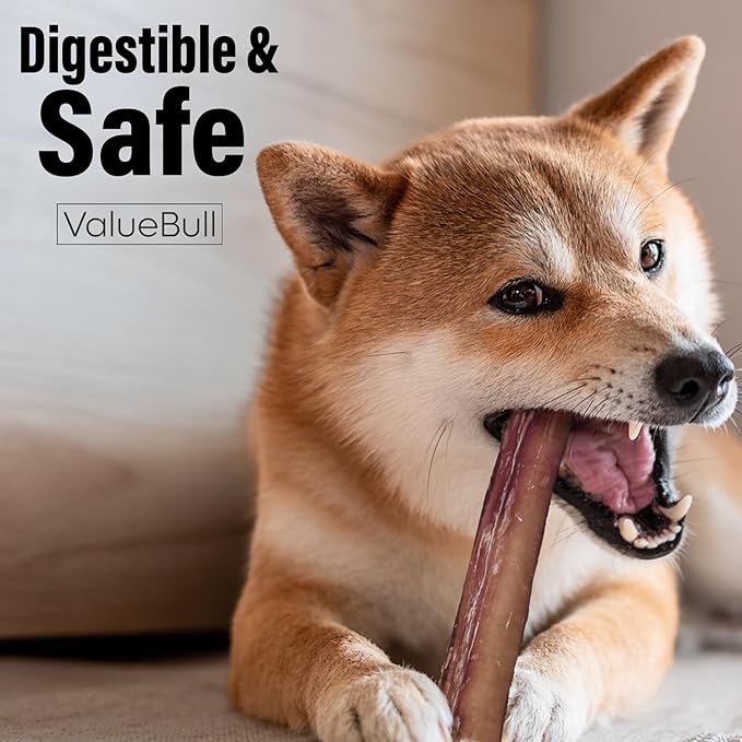 ValueBull Bully Sticks for Small Dogs, Extra Thin 6 Inch, 400 Count Wholesale Pack - All Natural, Grass Fed, Single Ingredient, Long Lasting Dog Treats