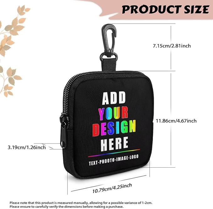 KEIAHUAN Custom Dog Treat Pouch Personalized Dog Training Treat Bag Puppy Doggie Snack Reward Bags for Pet Training, Walks & Outdoor Use