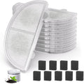 9 Pack Cat Water Fountain Filter, Replacement Filters for WF20/CF20 Wireless Pumps Cat Water Fountain,Triple Filtration System (9 Pcs Sponges)