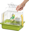BAGHBPM Small Bird cage,Travel Cage for Birds and Small Animals, Parakeet cage,Bird Carrier Travel cage,Bird Travel cage, jaulas para pájaros,Green,(Size:S,M,L) (M)