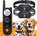 MIMOFPET Wireless Dog Fence for 2 Dogs - Covers up to 856-Acre Electric Fence,185 Days Standby Time Training Collar,Pet Containment System with 3 Training Mode,Flash Light and Waterproof