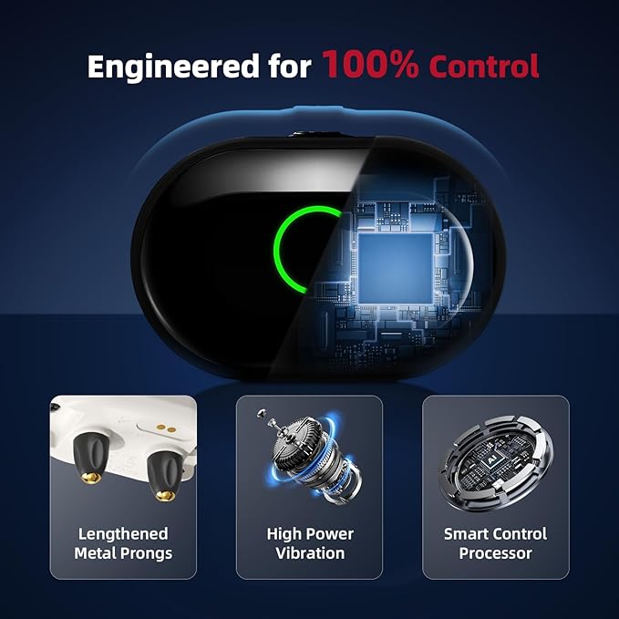 2025 Upgraded Shock Collar for Dogs, Dog Training Collar with Remote Control for Medium Large Dogs, 3 Training Modes - Beep, Vibration and Shock with Safety Lock, IPX7 Waterproof, Rechargeable,White