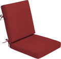 Arden Foam Outdoor Dining Chair Cushion, 20 x 20, Made with ProFoam, Rain-Proof, Fade Resistant, Ruby Red Leala