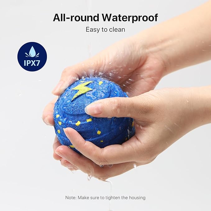 Interactive Dog Toys Balls Moving - Smart Automatic Bouncing Interactive Dog Ball, Durable Pet-Safe E-TPU Material, IPX7 Waterproof, Anti Boredom Dog Toys to Keep Them Busy for Large and Small Dogs