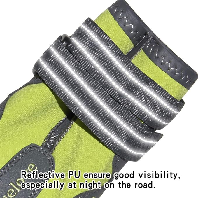 Truelove Dog Boots,Waterproof Pet Shoes with Reflective Straps for Paw Protectors Small Medium Large Dog Summer Winter Snow Outdoor Walking