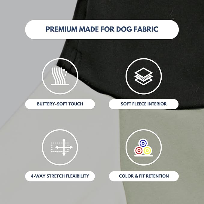 Spark Paws Dog Hoodie – Premium Dog Sweater for Small, Medium, and Large Dogs | Warm Outfits for French Bulldogs, Pitbull, Puppy, Winter Jacket Alternative - Olive Cream - XL