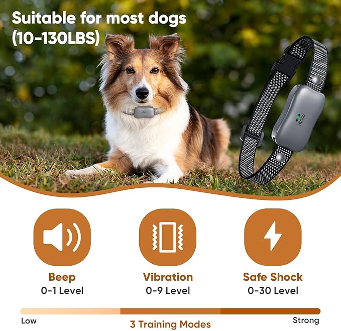 Wireless Dog Fence System for 2 Dogs Electric Wireless Fence for Dogs with 2 Collars 856 Acre Outdoor Boundary Portable Safe Pet Containment System Large Medium Dogs Training Collar with Remote