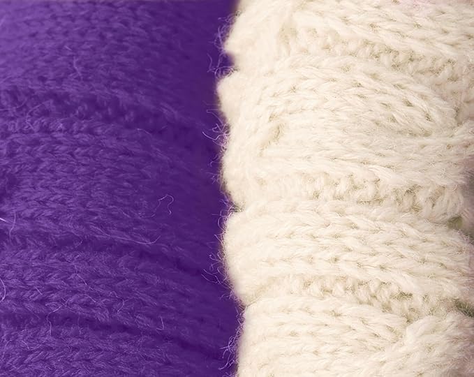 2 Pack Dog Sweaters for Small Dogs - Puppy Medium Warm Clothes in Winter, Turtleneck Pullover Design for Boy Girl Pet, Doggie, Cat, Kitten Chihuahua Bulldog Pug Beagles (S, Purple, Beige)