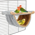 BWOGUE Winter Warm Bird Nest Bed Hanging Hammock Snuggle Hut Parrot House Tent Toy Bird Cage Perch for Parakeet Budgies Cockatiels Lovebird Cockatoo Finch Hamster Chinchilla Guinea Pig