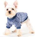 Dog Sweaters for Small Dogs Girl Male Dog, Sweater, Soft Fleece Pet Winter Clothes Boy Girl, Fuzzy Sweatshirts Flannel Jacket Puppy Coat(S, Navy Blue)