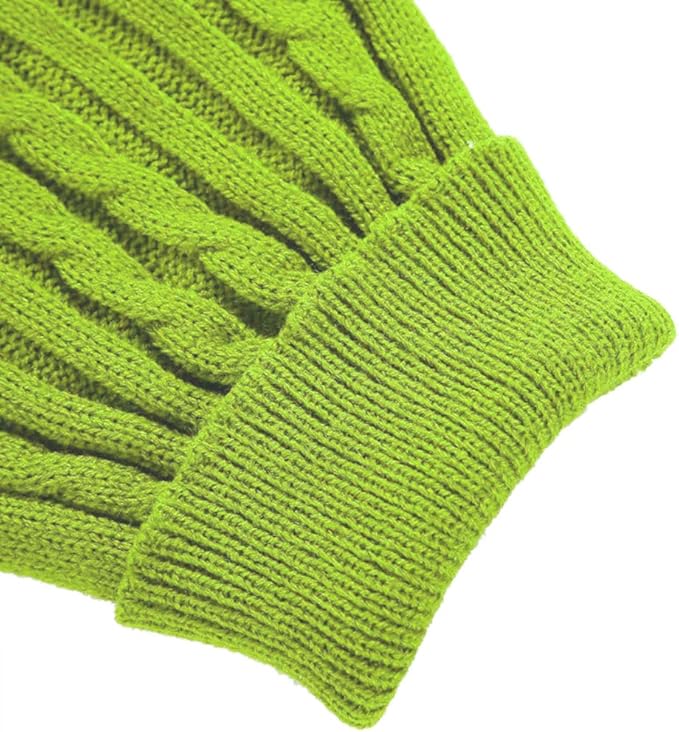 Dog Sweater for Small, Medium, Large Dogs - Warm Winter Classic Turtleneck Pet Clothes Coat for Puppies, Cats - Cute Christmas Sweaters for Girls Boys