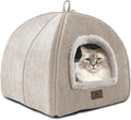 Cat Bed for Indoor Cats - Cat Cave Cat House Cats Tent with Removable Washable Cushioned Pillow, Soft and Self Kitten beds