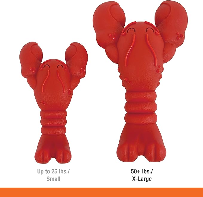 Nylabone Lobster Power Chew Toy for Dogs, Dog Toys for Aggressive Chewers, Filet Mignon Flavor, X-Large Dogs - 50+ lbs, 1 Count