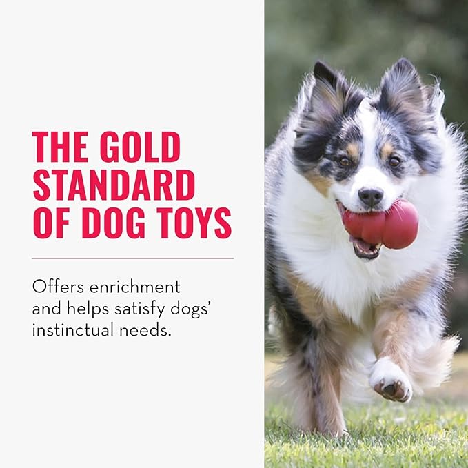 KONG Classic Stuffable Dog Toy - Fetch & Chew Toy for Dogs - Treat-Filling Capabilities & Erratic Bounce for Extended Play Time - Durable Natural Rubber Material - for XX-Large Dogs