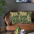 Tropical Green Plant Throw Pillow Covers 18x18 Inch Set of 2 Summer Sage Green Palm Leaves Decorative Pillow Cases Farmhouse Cushion Covers for Couch Sofa Bed Living Room Decor