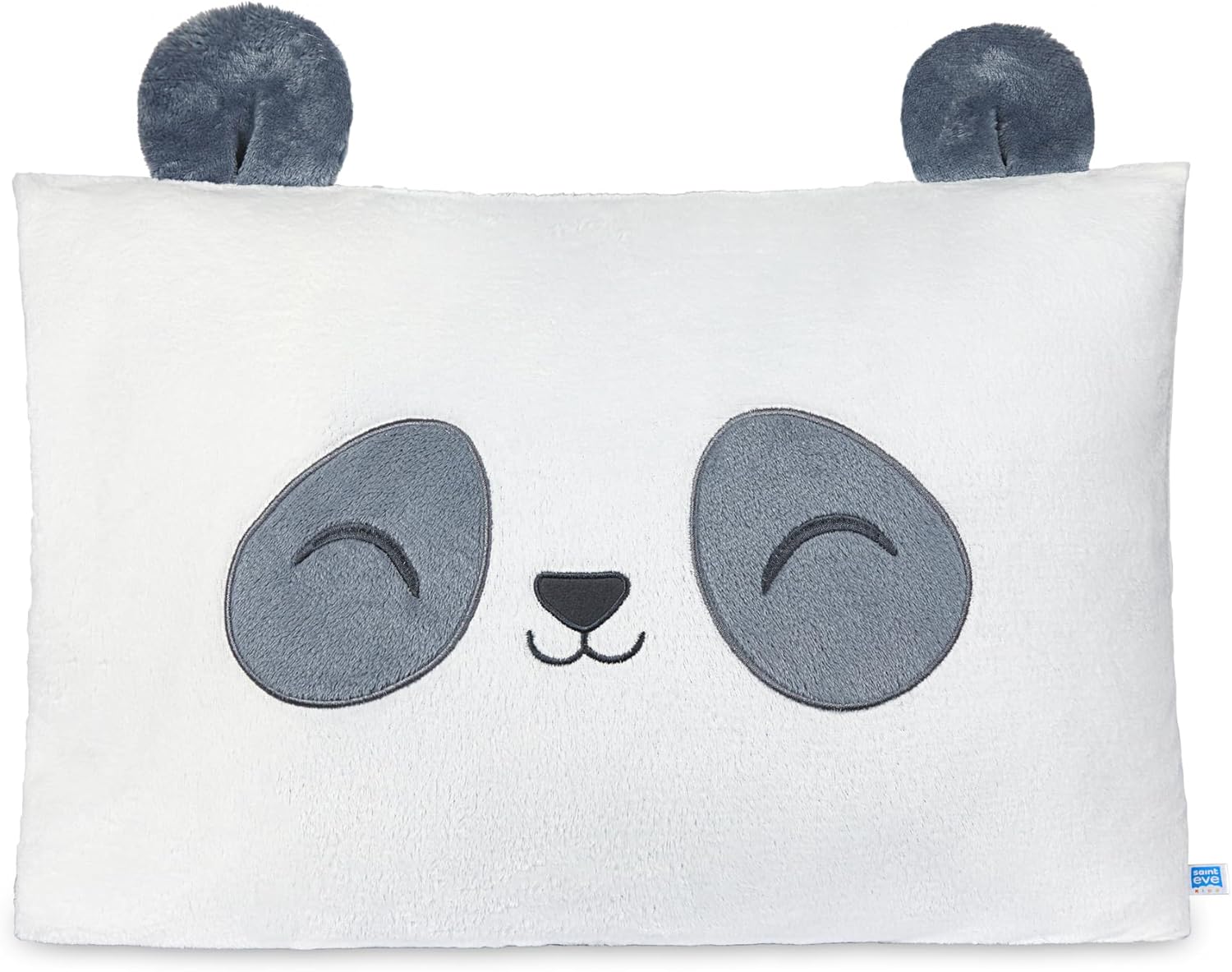 Saint Eve Kids Pillow Pals Fuzzy Pillow Case, Cute Animal Friends Soft Pillow Cover for Kids Beds and Nap Time - Big The Panda