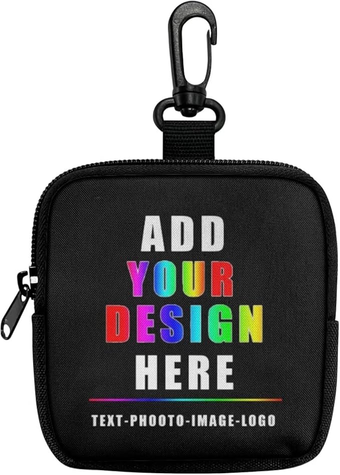 KEIAHUAN Custom Dog Treat Pouch Personalized Dog Training Treat Bag Puppy Doggie Snack Reward Bags for Pet Training, Walks & Outdoor Use