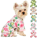 Dog Clothes for Small Dogs Boy Girl, Dog Pajamas Tiny Chihuahua Yorkie Spring Summer Shirt, Cute Puppy Outfit Pjs Jumpsuit Cat Onesie Apparel Pet Clothes