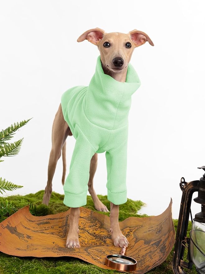 Dog Fleece Sweater Turtleneck Long Sleeve Pullover Sweatshirt Warm Puppy Clothes for Small Medium Dogs